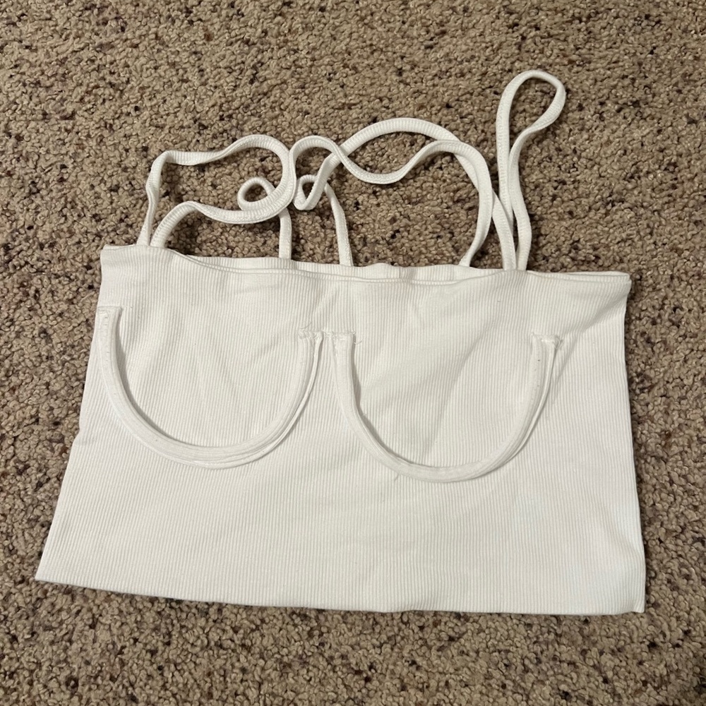White going out top